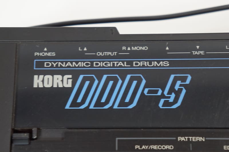 KORG DDD-5 Dynamic Digital Drum Machine 100-240V Adapter Worldwide 