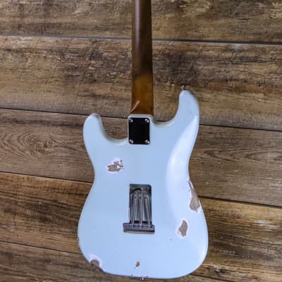 TMG Guitar Company Custom Dover HSS Sonic Blue w/Roasted Maple Neck w/Case image 8