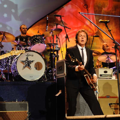 Made for Ringo Starr, Custom Ludwig 2009 Lumigraf 24,13,16,6.5×14. Authenticated! image 2