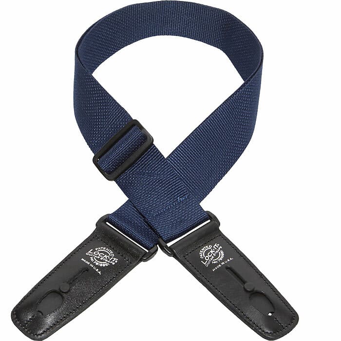 Lock-It Straps 2" Polypro Strap with Locking Ends Navy Blue image 1