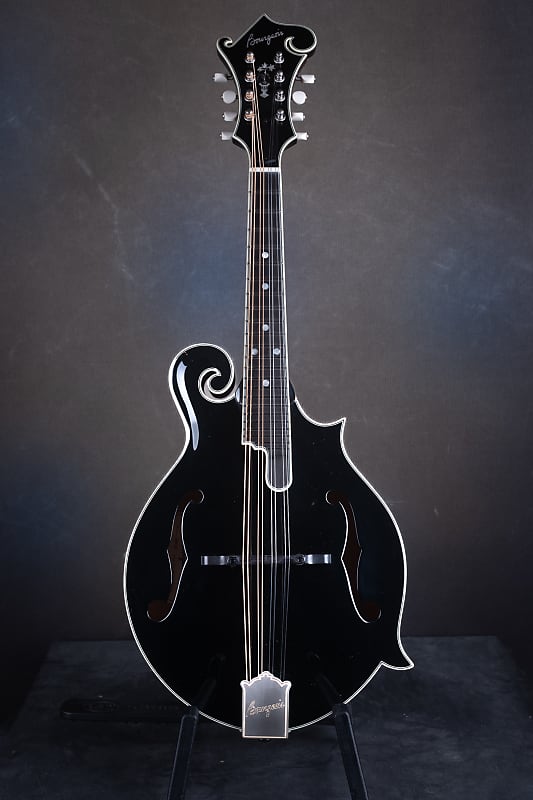 Bourgeois M5-F-BT Black Top Aged F-style mandolin Brand New image 1