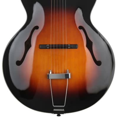 The Loar LH-600 Archtop Acoustic Vintage Sunburst | Reverb