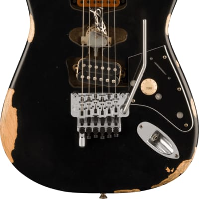 EVH Frankie Relic Series Electric Guitar, Black w/ Gig Bag image 2