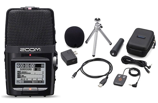 Zoom H2n Handy Recorder with APH-2n Accessory Pack image 1