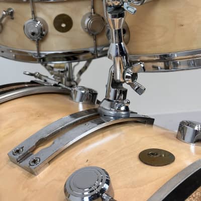 George Hayman 22/13/16/5.5x14" Vibrasonic Drum Set - Refinished Natural Maple image 5