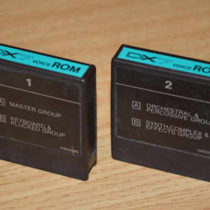 ROM Cards/Cartridges 1 & 2 for Yamaha DX7 image 1