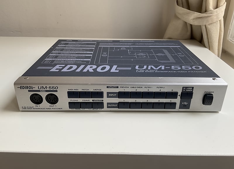 Edirol UM550 USB MIDI Interface/MIDI Patcher Reverb
