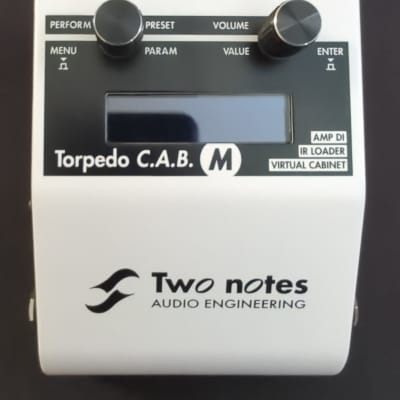 Two Notes Torpedo C.A.B. M Speaker Simulator / Amp DI | Reverb