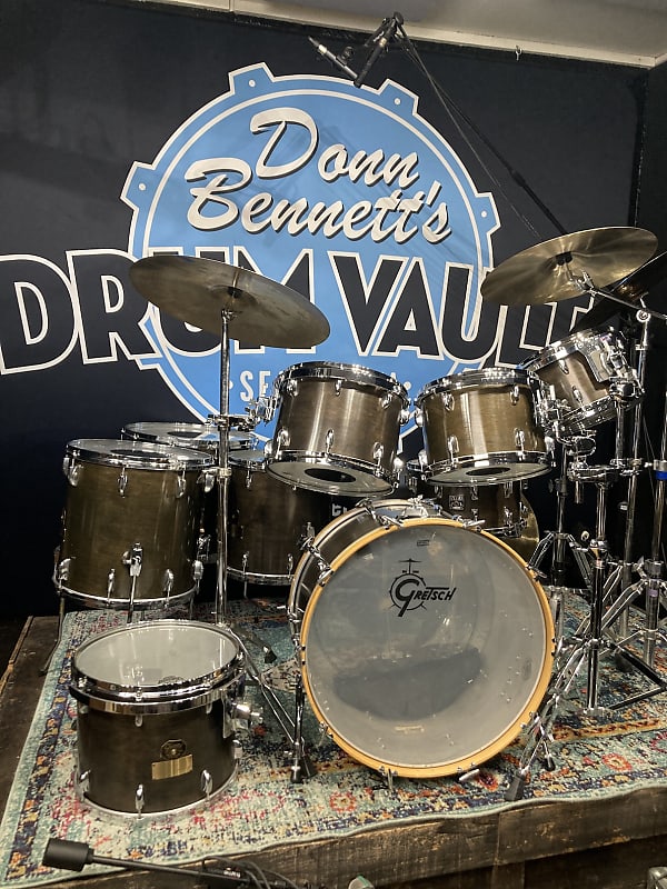 Gretsch 70's-80's "Tony Williams" 8-Piece Drum Set, 24", 18", 16", 15", 14", 14", 13", 12" Refinished. image 1