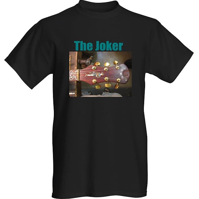 THE JOKER The Joker Guitar Black Short Sleeve Tee  Medium  2021 Black Short Sleeve image 1