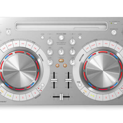 Pioneer DDJ-WeGO3-W (White) + Odyssey BRLDIGITAL Case + Dual