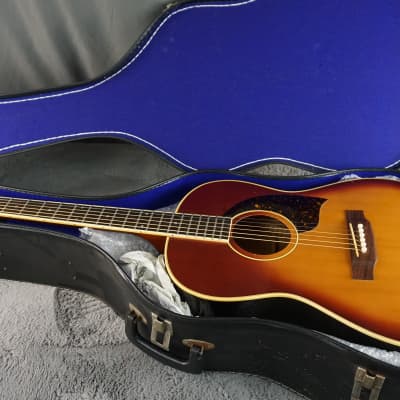 Yamaki BP-30S Petit Series Buffalo Headstock Japan Sunburst Acoustic Guitar image 24