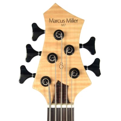Sire Marcus Miller M7 Ash 5 Strings Electric Bass Guitar Solid Flame Maple (2nd Generation) Bundle image 6