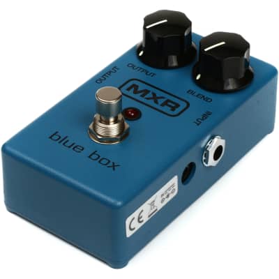 MXR M103 Blue Box Octave Fuzz Effects Pedal with Cables image 5