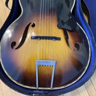 SS Stewart Arch Top 1947? Great Condition Harmony built Similar to the Hank Williams guitar vintage image 2