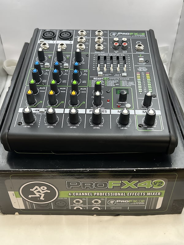 Mackie ProFX4v2 4-Channel Effects Mixer | Reverb