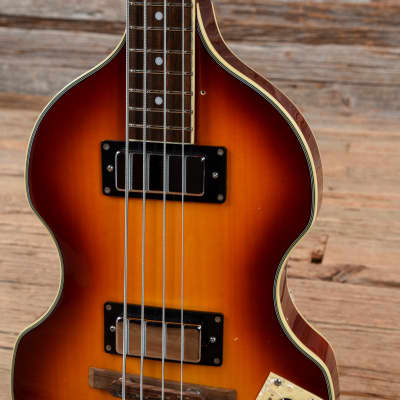 Jay Turser Violin Bass Sunburst USED image 10