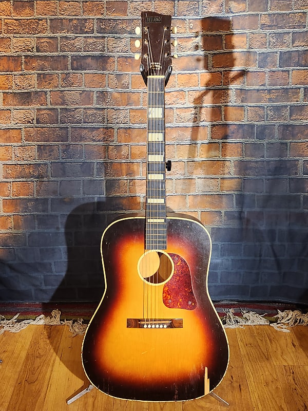 Vintage 50s/60s Telleno Acoustic Guitar | Reverb