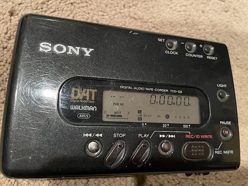 Sony TCDD8 Portable DAT Recorder works great! FREE SHIPPING! Reverb