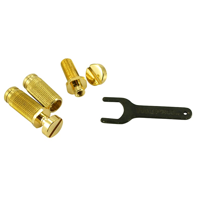TonePros US Thread Locking Tailpiece Stud Set For Gibson Gold Reverb