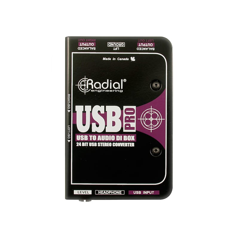 Radial USB-Pro Stereo USB Laptop DI image 1