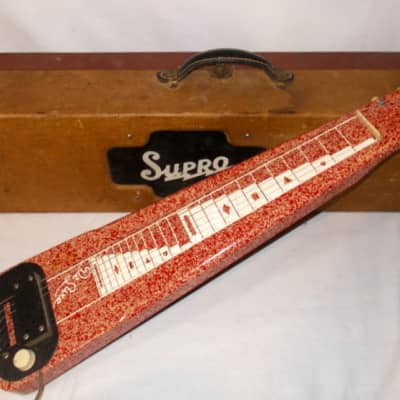 1955 Supro Lap Steel With Amp-In-Case  *Rare* image 2