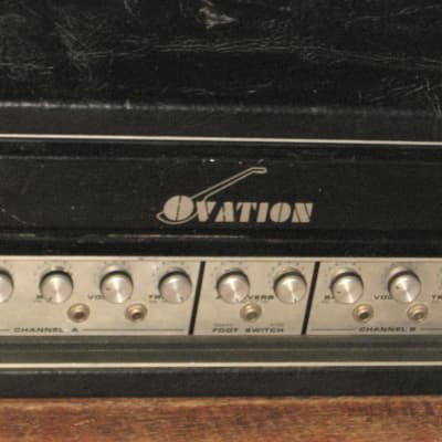 Ovation K6400 Guitar Bass Amplifier Head Solid State 100 Watts Early '70s USA LOUDNESS for sale