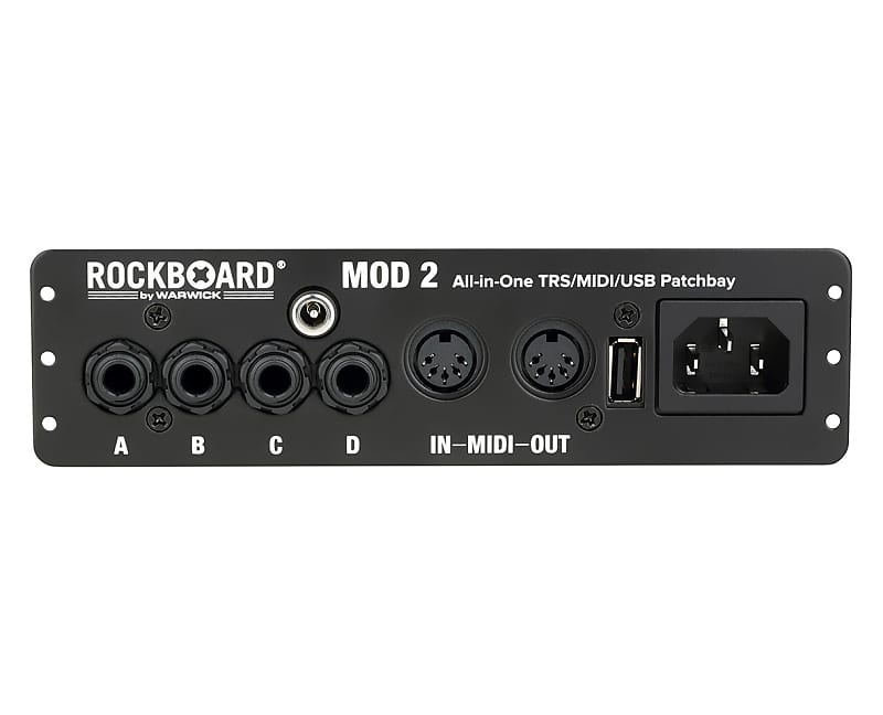 RockBoard MOD 2 1/4" MIDI & USB Pedalboard Patch Bay image 1