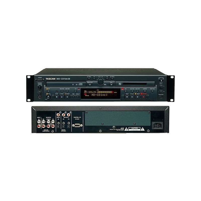 優良動作品 TASCAM MD/CDコンビネーションデッキ MD-CD1MK3 優良動作品