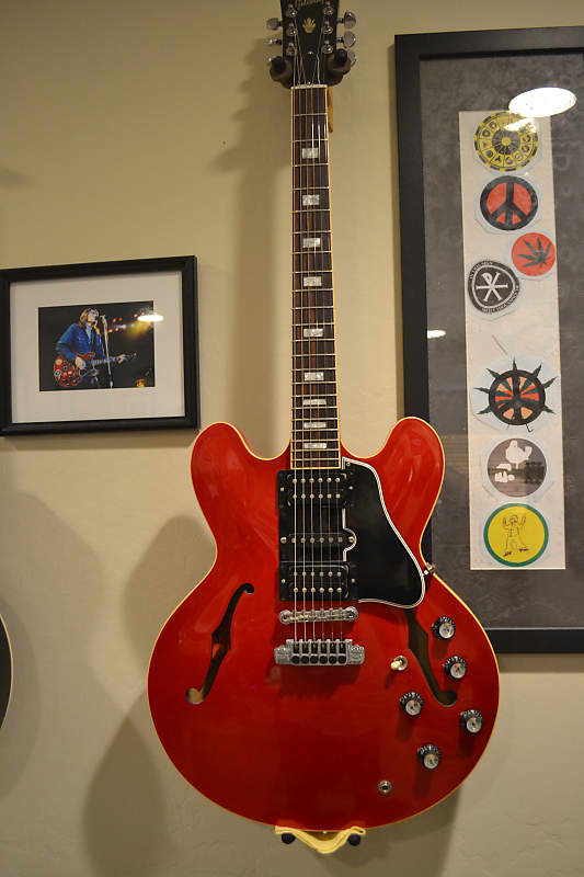 Gibson Alvin Lee Custom Shop Signature ES 335 2007 Cherry very rare Reverb