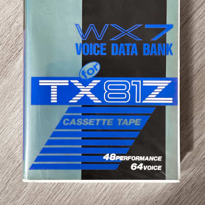 Yamaha TX81Z WX7 Voice Data Bank Cassette Tape // Ultra Rare Collectable!!