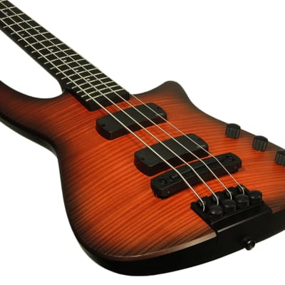 NS Design NXT4a Radius Bass Guitar - Sunburst image 7