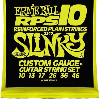 Ernie Ball 2240 RPS Regular Slinky Nickel Wound Electric Guitar Strings 10-46 image 1