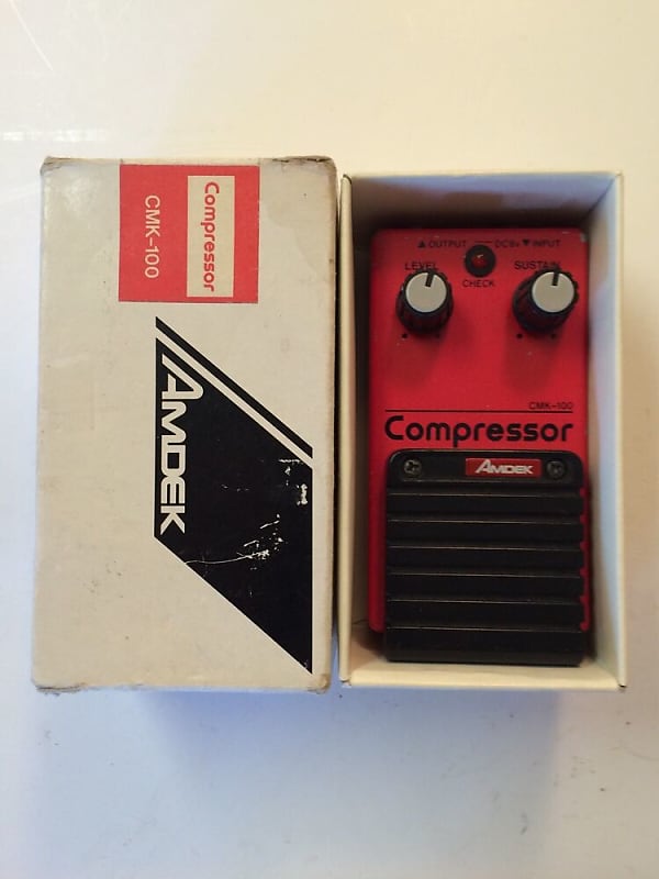 Amdek CMK-100 Compressor Sustainer Rare Vintage Guitar Effect