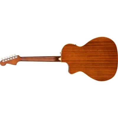 Fender Newporter Player Acoustic Electric Guitar, Walnut Fingerboard, Sunburst image 2