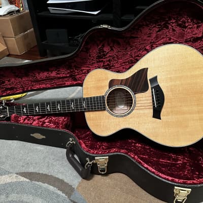 2018 Taylor 612 612e 14-fret Grand Concert Natural Brown Sugar Stained Flamed ES2 OHSC image 2