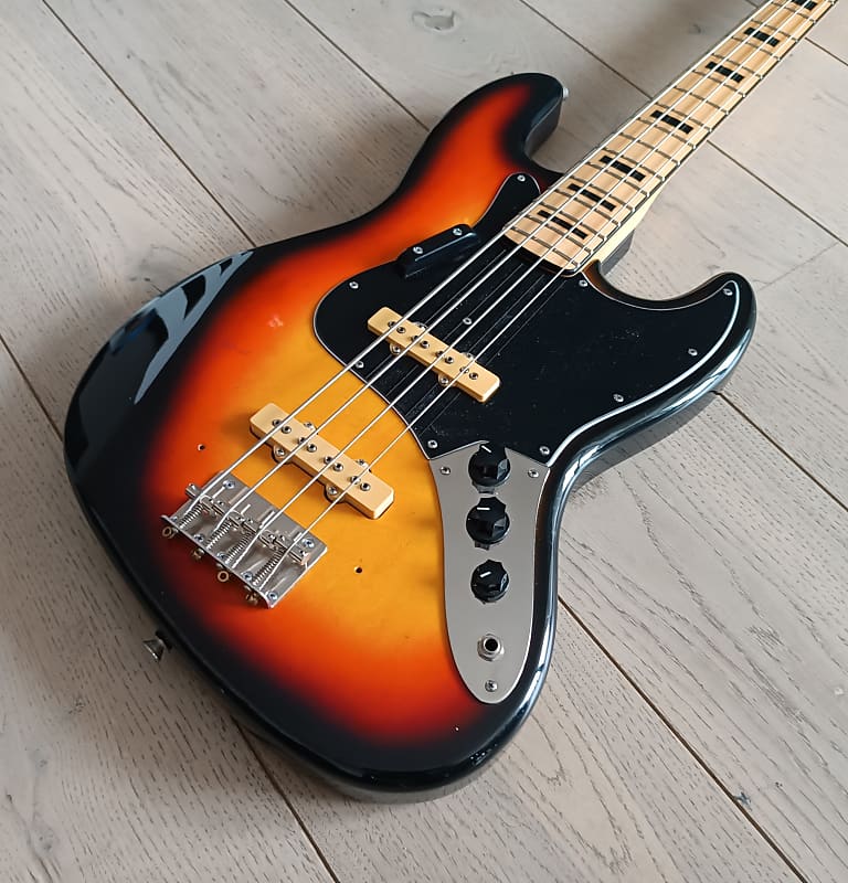 Fernandes Burny Jazz Bass early 70s - Sunburst diMarzio 70s pickups