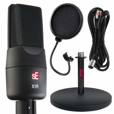 sE Electronics sE X1R Ribbon Microphone with Xpix Mic Stand & Accessory Bundle image 1