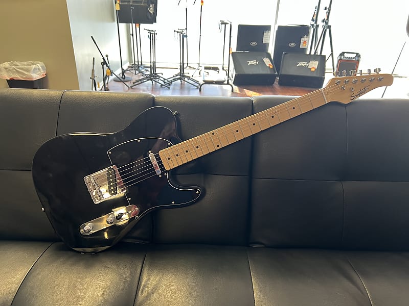 Sawtooth ET Tele - Black on Black | Reverb