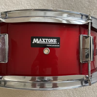 MIJ MAXTONE SNARE DRUM 70’s - RED image 1