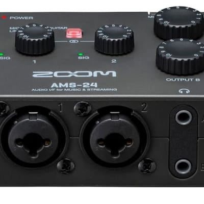 Zoom AMS-24 USB Audio Interface, 2 Inputs, 4 Outputs, Loopback, Direct Monitoring, Bus-Powered, for Recording and Streaming on PC, Mac, iOS, and Android image 3