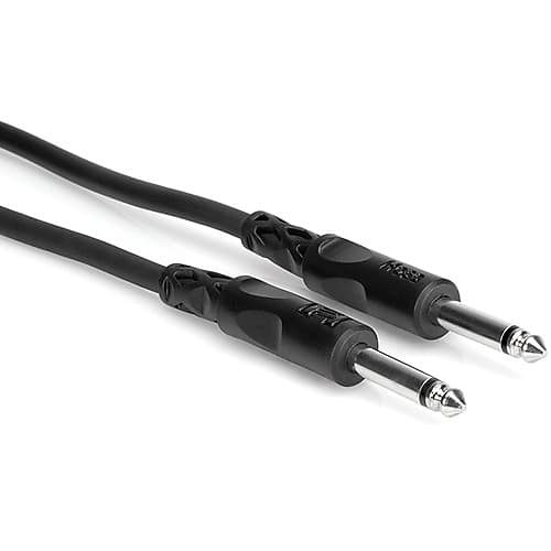 Hosa- CPP-105 - Unbalanced 1/4" Phone - 1/4" Phone Cable - 5ft. image 1
