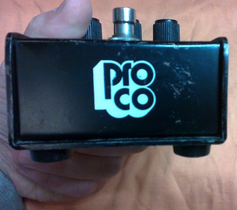 ProCo Rat 1986 Version 3-B Black Face LM308 vintage guitar