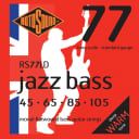 Rotosound RS77LD Jazz Bass Guitar Strings 45 -105 Monel Flatwound Long Scale