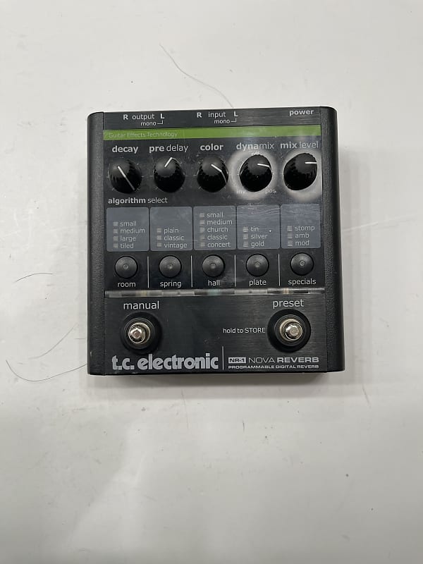 TC Electronic NR-1 Nova Reverb Programmable Digital Reverb Guitar Effect  Pedal