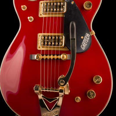 Pre Owned Gretsch G6131T-62 Vintage Select ’62 Jet With Bigsby TV Jones Vintage Firebird Red With OHSC image 6