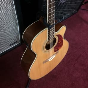 Giannini <GF-4SCEL> Natural Gloss Finish Acoustic-Electric Guitar Very RARE! image 2