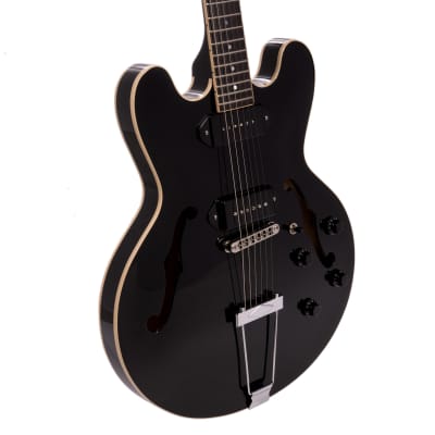 Heritage Standard H-530 Hollow Body Electric Guitar, Ebony Finish, Limited #0808 image 2