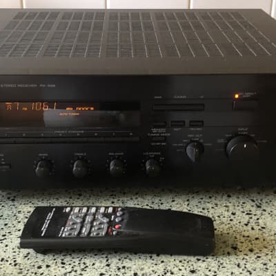 Super Clean Yamaha RX 596 Stereo AM FM Receiver w Remote and Manual - Phono Ready - Works - 80 W image 1