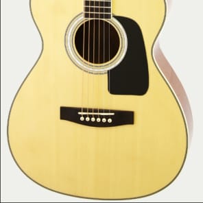 Aria AF-20-1/2 Half Size Acoustic Folk Guitar -- Natural image 2